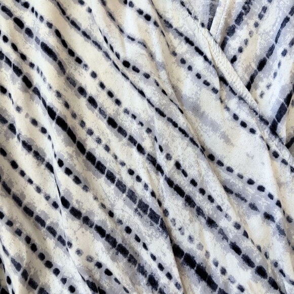 Staccato Flowy Tie Dye Romper Navy and White Womens Large Boho Festival 90s Y2K - Picture 7 of 12